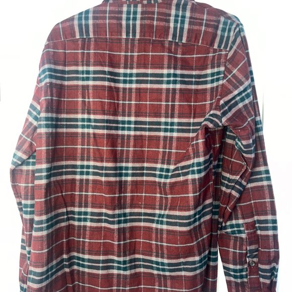 NEW Size Small Banana Republic Plaid Flannel - Picture 3 of 7